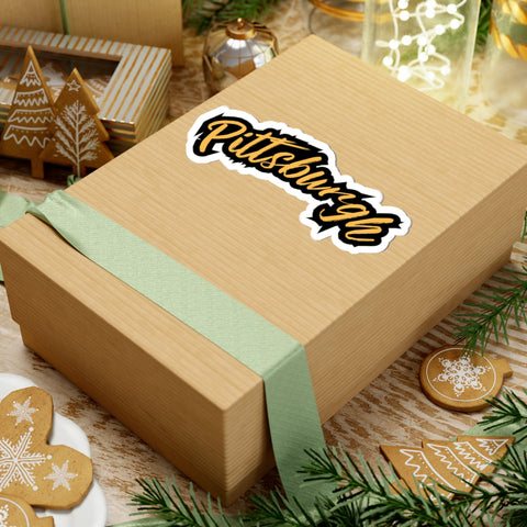 Pittsburgh Grunge -  Kiss-Cut Stickers