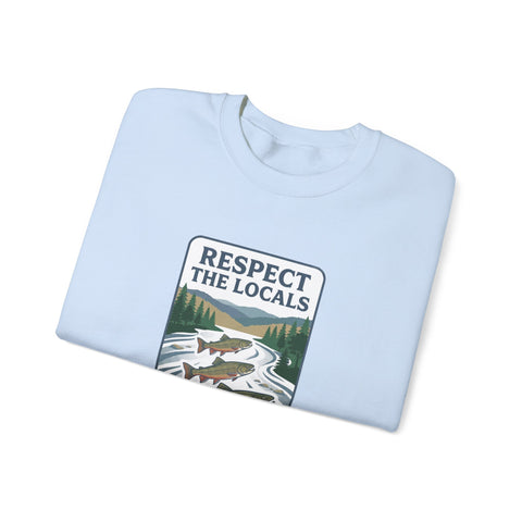 Respect the Locals River Steward Sweatshirt | Vintage National Park Wildlife