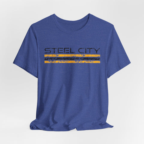 Vintage Steel City - Unisex Jersey Short Sleeve Tee