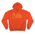 "We Need Volunteers, Not Hostages." - Tomlin Quote - Champion Hoodie Hoodie Printify Orange S 