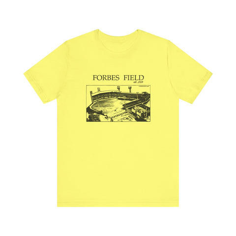 Forbes Field - 1909 - Retro Schematic - Short Sleeve Tee