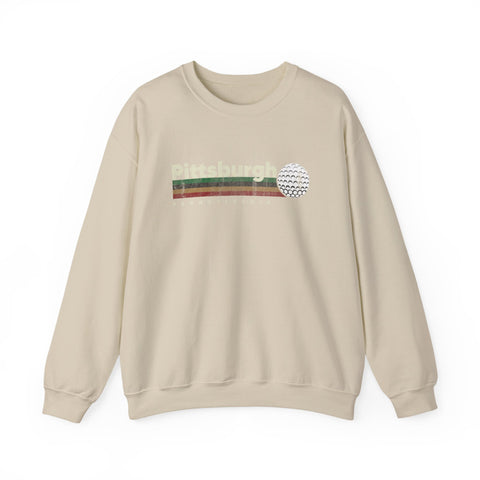 Vintage Pittsburgh Golf - Heavy Blend™ Crewneck Sweatshirt