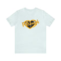 I love Pittsburgh Steeler Football - Women'sJersey Short Sleeve Tee T-Shirt Printify Heather Ice Blue S 