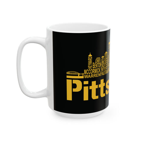 Pittsburgh Football Team Names -  Coffee Mugs (11oz, 15oz)