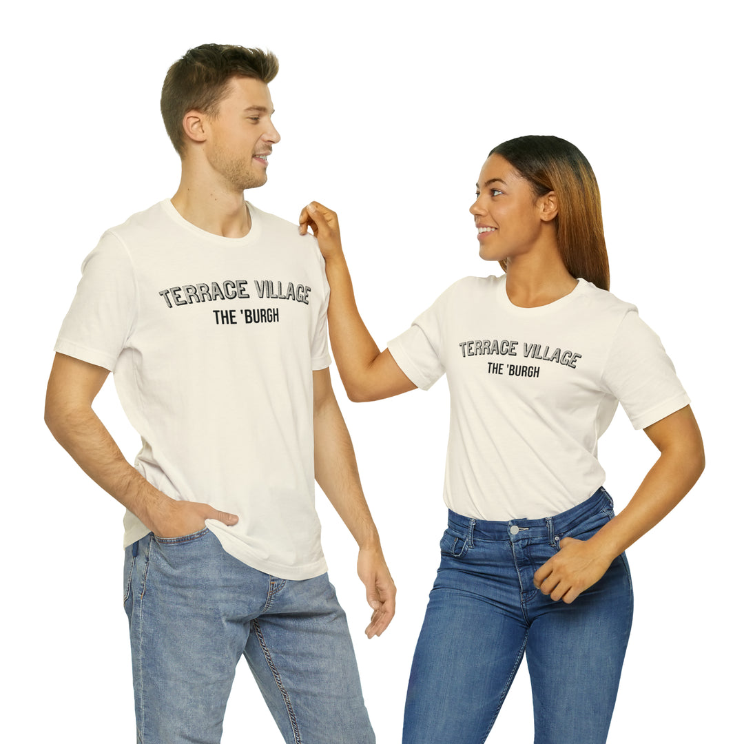 Terrace Village - The Burgh Neighborhood Series - Unisex Jersey Short Sleeve Tee T-Shirt Printify   