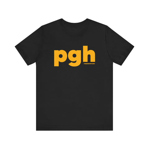 PGH Pittsburgh lowercase T-Shirt - Short Sleeve Tee