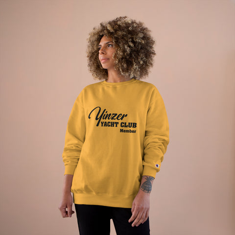 Yinzer Yacht Club Member - Champion Sweatshirt Sweatshirt Printify