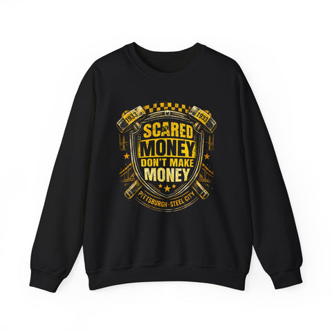 Scared Money Don't Make Money Heavy Blend™ Crewneck Sweatshirt