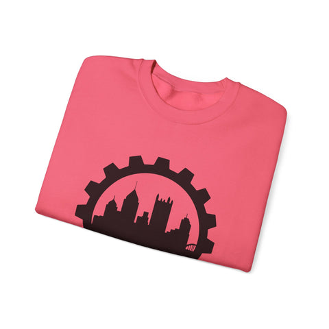 Steel City Gear Skyline - Heavy Blend™ Crewneck Sweatshirt