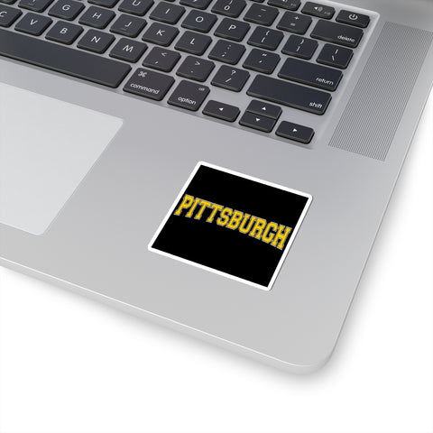 Pittsburgh Varsity Letters Block Stickers
