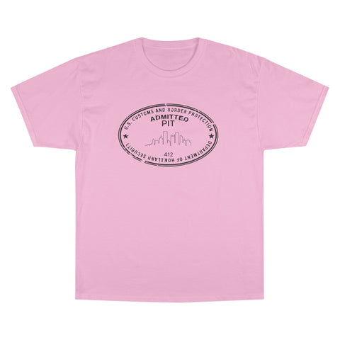 Pittsburgh Border Stamp - Champion T-Shirt