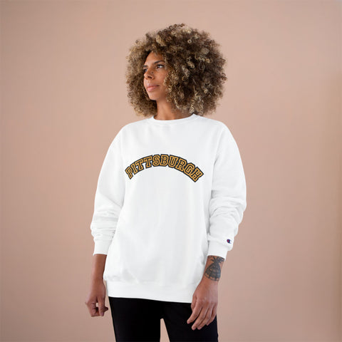 Pittsburgh Block Letters - Champion Sweatshirt