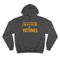 Victories - Tomlin Quote - Champion Hoodie Hoodie Printify Charcoal Heather S 