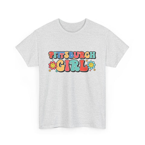 Pittsburgh Girl Retro Heavy Cotton Tee