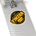 Certified Yinzer Kiss-Cut sticker label | Color is Black with Yellow Letters Paper products Printify 6" × 6" White 