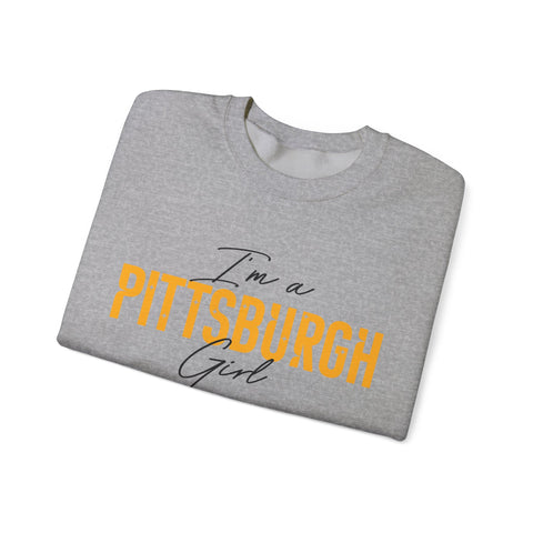 I'm a Pittsburgh Girl - Star Design - Unisex Heavy Blend™ Crewneck Sweatshirt