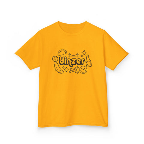 Yinzer Icon Doodles - Kids Graphic T-Shirt