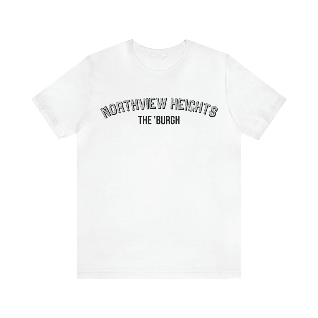 Northview Heights - The Burgh Neighborhood Series - Unisex Jersey Short Sleeve Tee T-Shirt Printify White S 
