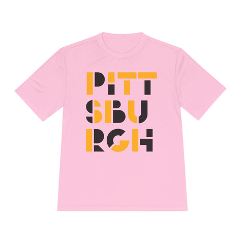Pittsburgh City Art - Sport-Tek Unisex Moisture Wicking Tee