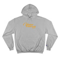 Yinzer Yacht Club - PRINT ON BACK - Champion Hoodie Hoodie Printify Light Steel S 