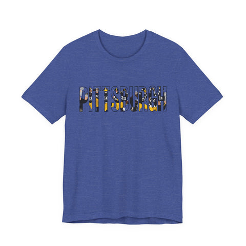 Pittsburgh Football Players - Unisex Jersey Short Sleeve Tee