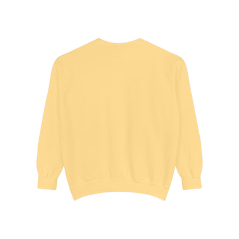 'go team.' Sweatshirt — Minimalist Team Spirit Crewneck Comfort Colors Sweatshirt