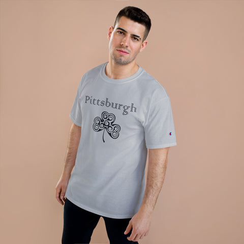 Pittsburgh Irish Clover - Champion T-Shirt
