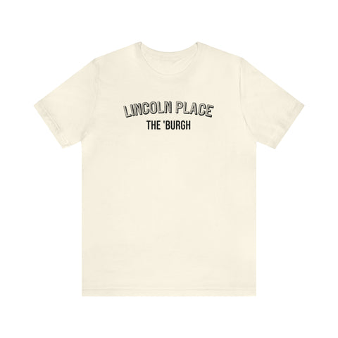 Lincoln Place  - The Burgh Neighborhood Series - Unisex Jersey Short Sleeve Tee T-Shirt Printify Natural 2XL 