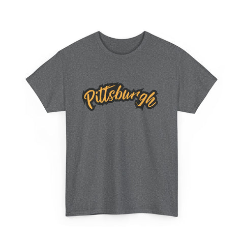Pittsburgh Grunge - Unisex Heavy Cotton Tee