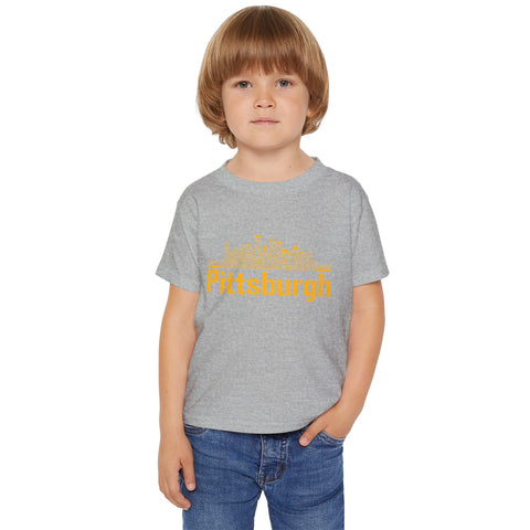 Pittsburgh Football Team Names - Toddler T-Shirt