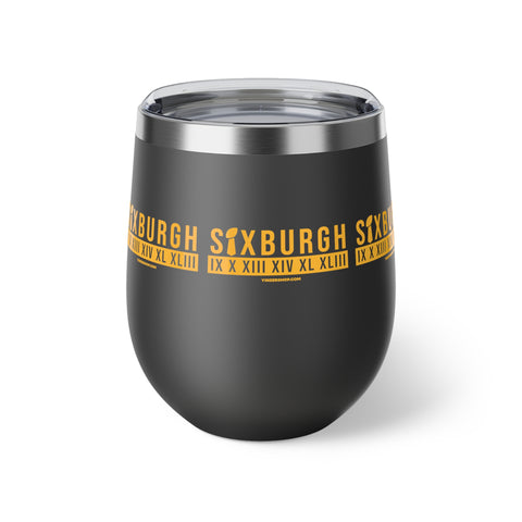 Sixburgh Copper Vacuum Insulated Cup, 12oz Mug Printify Black 12oz