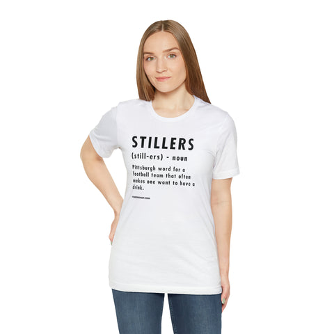 Pittsburghese Definition Series - Stillers - Short Sleeve Tee T-Shirt Printify   