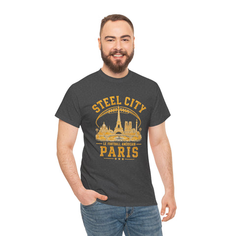 Pittsburgh Steel City Paris 2026 - Unisex Heavy Cotton Tee