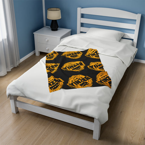 Certified Yinzer Velveteen Plush Blanket All Over Prints Printify