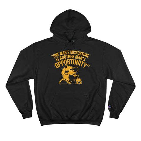 Opportunity - Tomlin Quote - Champion Hoodie Hoodie Printify Black S 