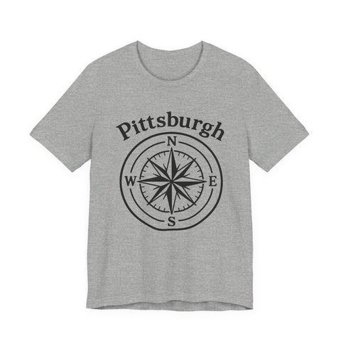 Pittsburgh Compass - Unisex Jersey Short Sleeve Tee