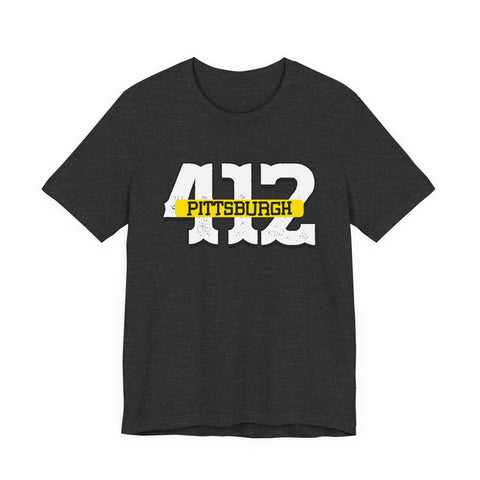 412 Pittsburgh - Unisex Jersey Short Sleeve Tee