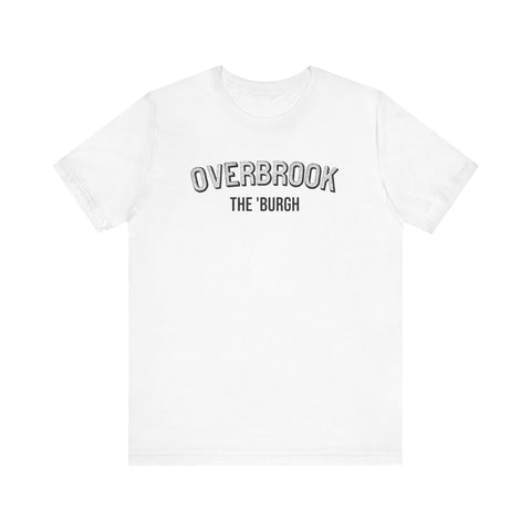 Overbrook - The Burgh Neighborhood Series - Unisex Jersey Short Sleeve Tee T-Shirt Printify White S 