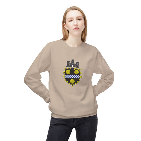 City of Pittsburgh Coat of Arms Sweatshirt - Midweight Softstyle Fleece Crewneck
