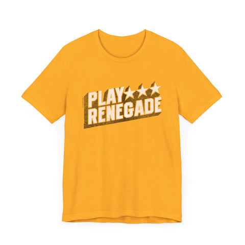 Play Renegade Pittsburgh Football - Short Sleeve Tee T-Shirt Printify   