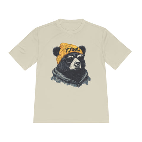 Pittsburgh Bear - Sport-Tek Unisex Moisture Wicking Tee