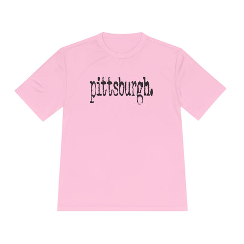 Pittsburgh Typewriter - Sport-Tek Unisex Moisture Wicking Tee