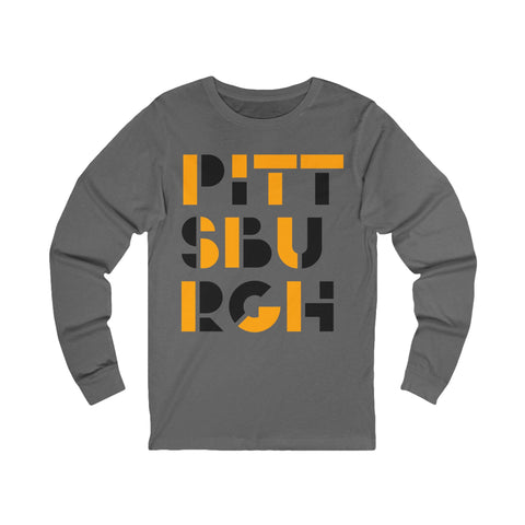 Pittsburgh City Art - Unisex Long Sleeve Tee