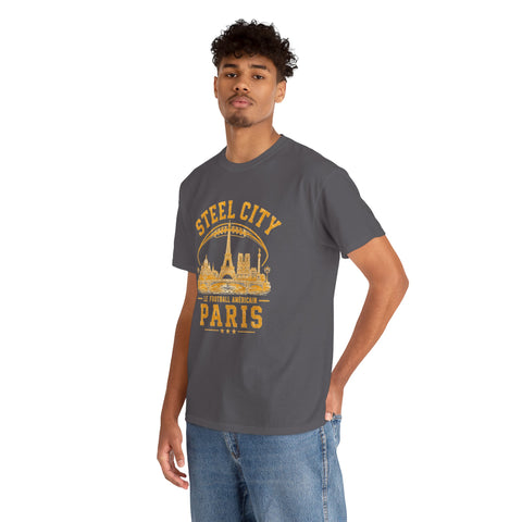 Pittsburgh Steel City Paris 2026 - Unisex Heavy Cotton Tee