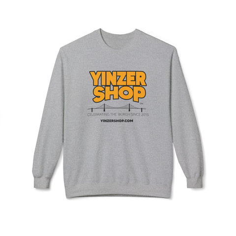 YinzerShop Serving Since 2015 - Gildan SF000 -Unisex Midweight Softstyle Fleece Crewneck Sweatshirt Sweatshirt Printify Sport Grey S