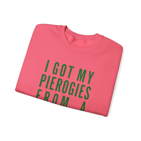 I Got My Pierogies From a Church in Pittsburgh - Gildan Heavy Blend™ Crewneck Sweatshirt
