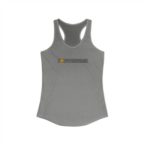 I Love Pittsburgh Women's Ideal Racerback Women's Tank