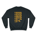 Pittsburgh Pirates World Series Ampersand - Champion Crewneck Sweatshirt Sweatshirt Printify Black S 