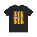 Iron Sharpens Iron - Tomlin Quote - Short Sleeve Tee T-Shirt Printify Black S 