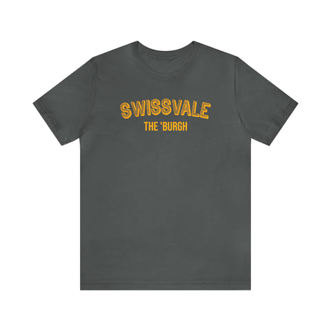 Swissvale - The Burgh Neighborhood Series - Unisex Jersey Short Sleeve Tee T-Shirt Printify Asphalt S 